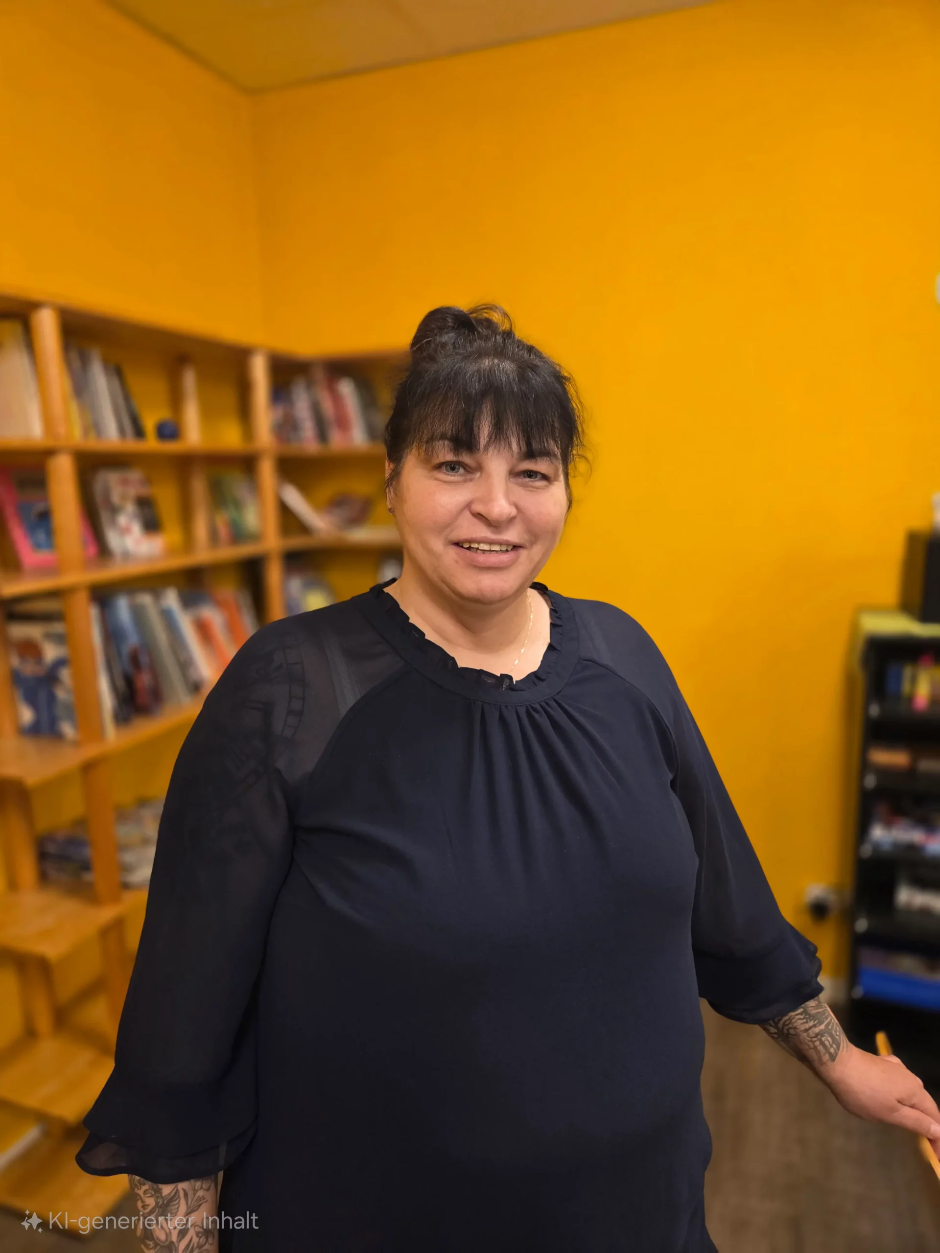 Portraitfoto von Janet Korpys, die 2. Vorstandsvorsitzende des Vereins.